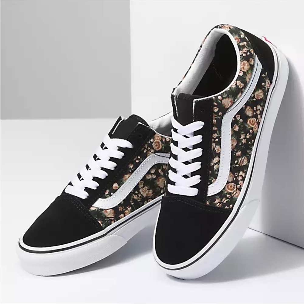 VANS Old Skool Rose Dreams Shoe Girls NWT - Picture 2 of 6